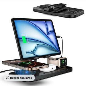 Black Multi-Device Charging Station